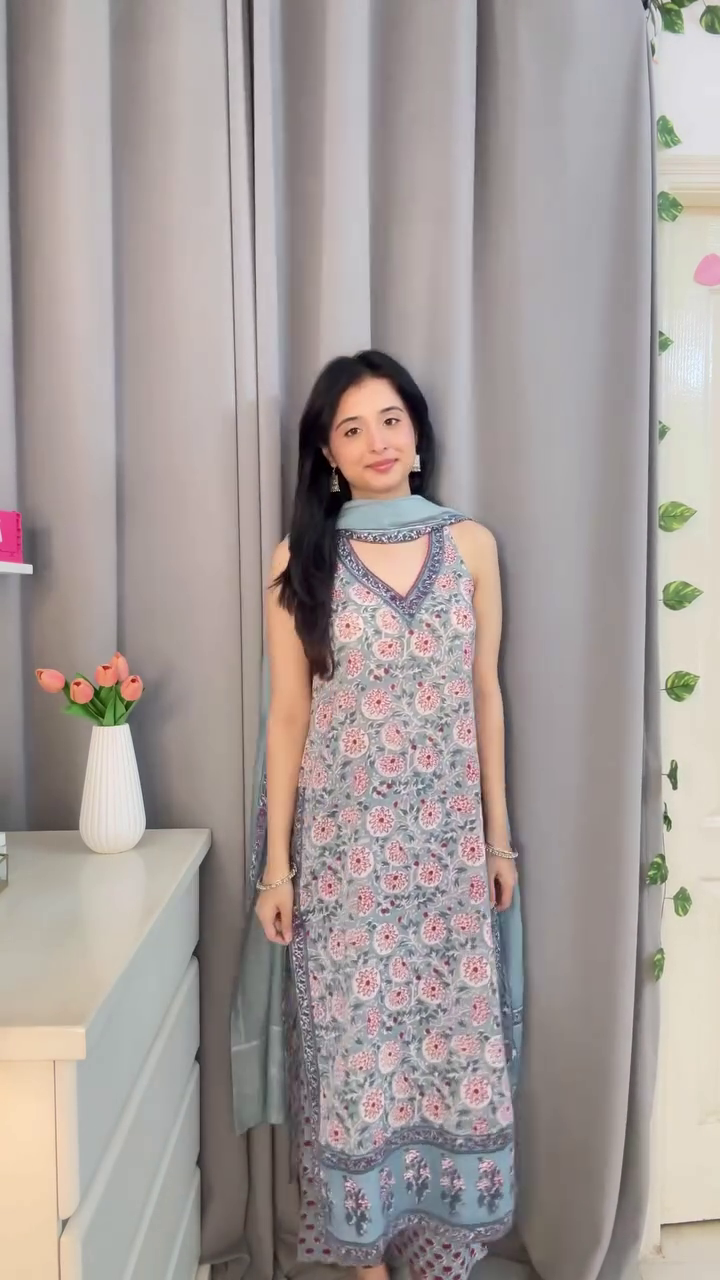 Floral Printed Designer Kurta