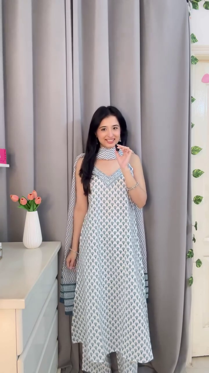 Floral Printed Designer Kurta