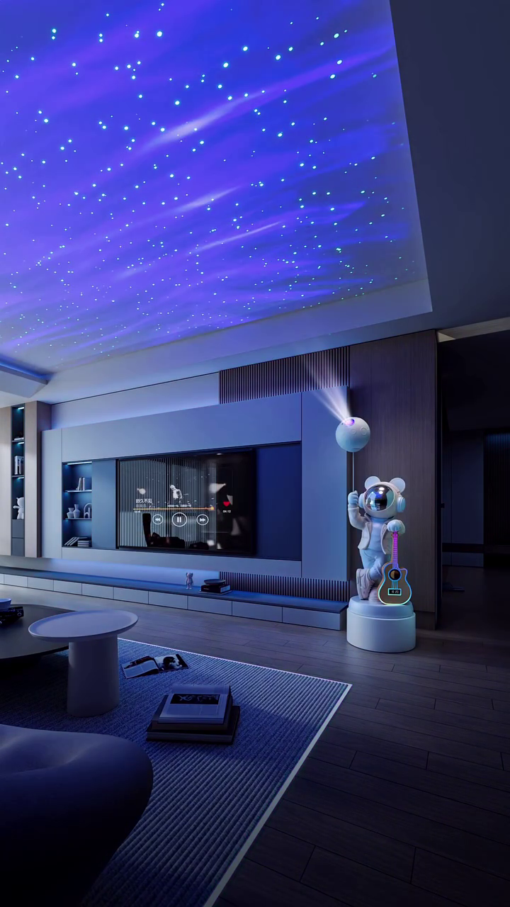 Astronaut Bear LED Showpiece