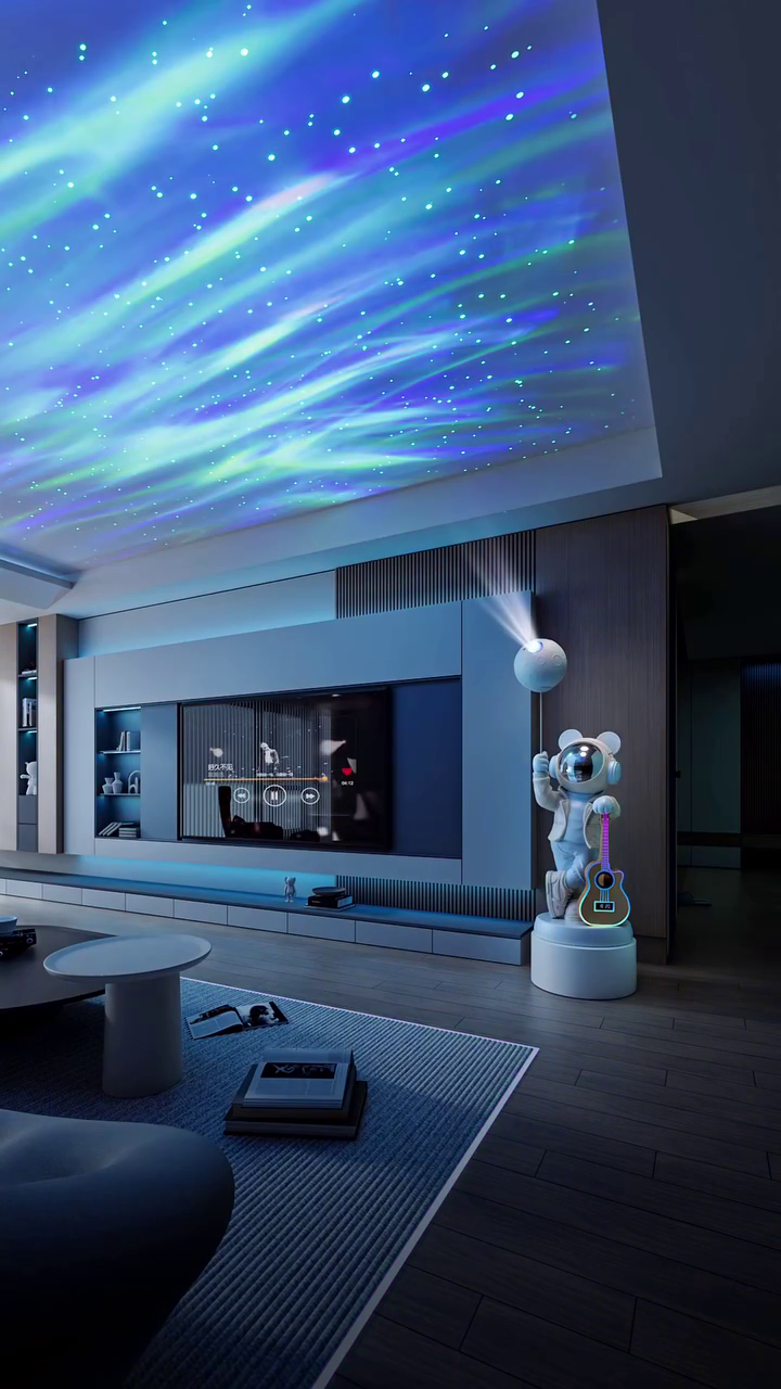 Astronaut Bear LED Showpiece