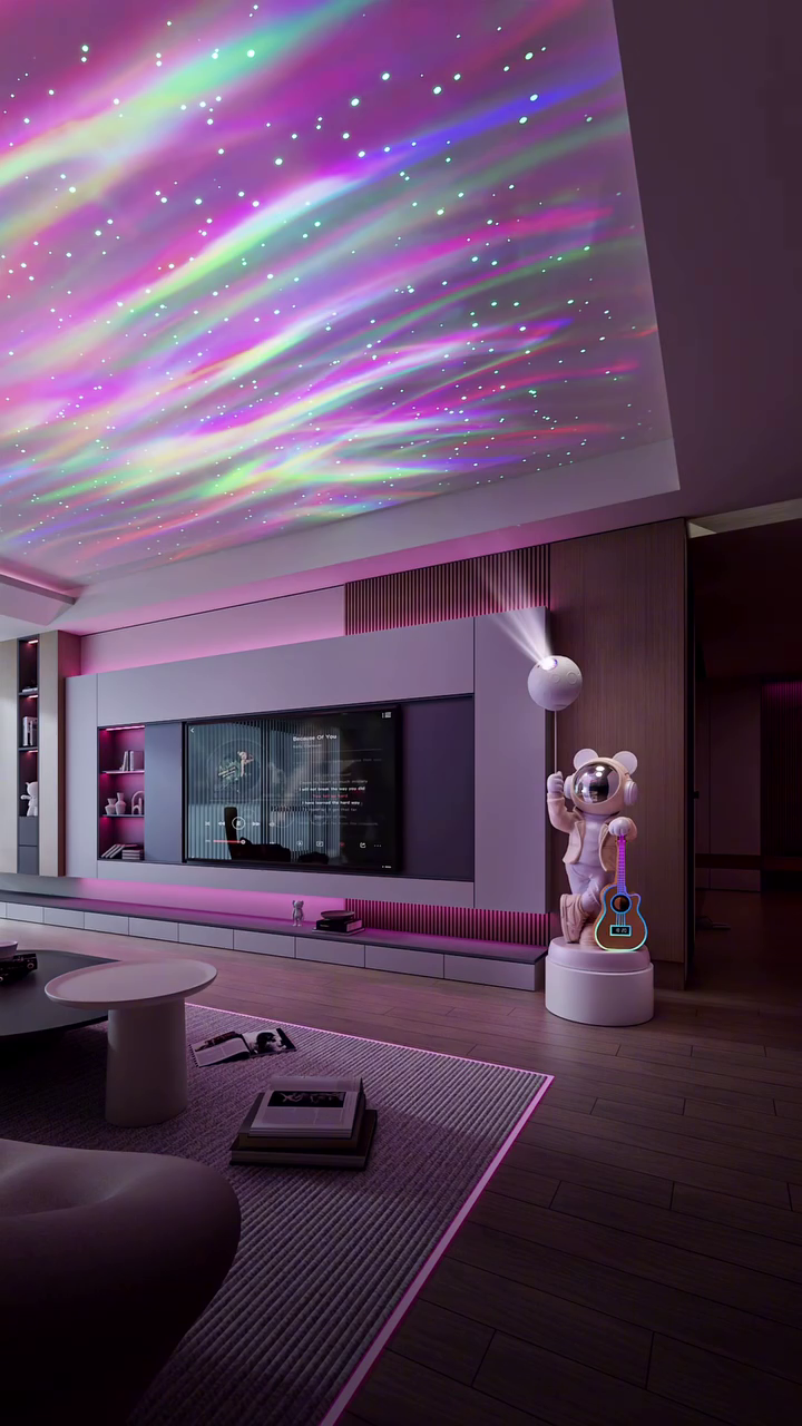 Astronaut Bear LED Showpiece