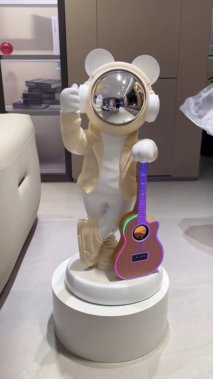 Astronaut Bear LED Showpiece