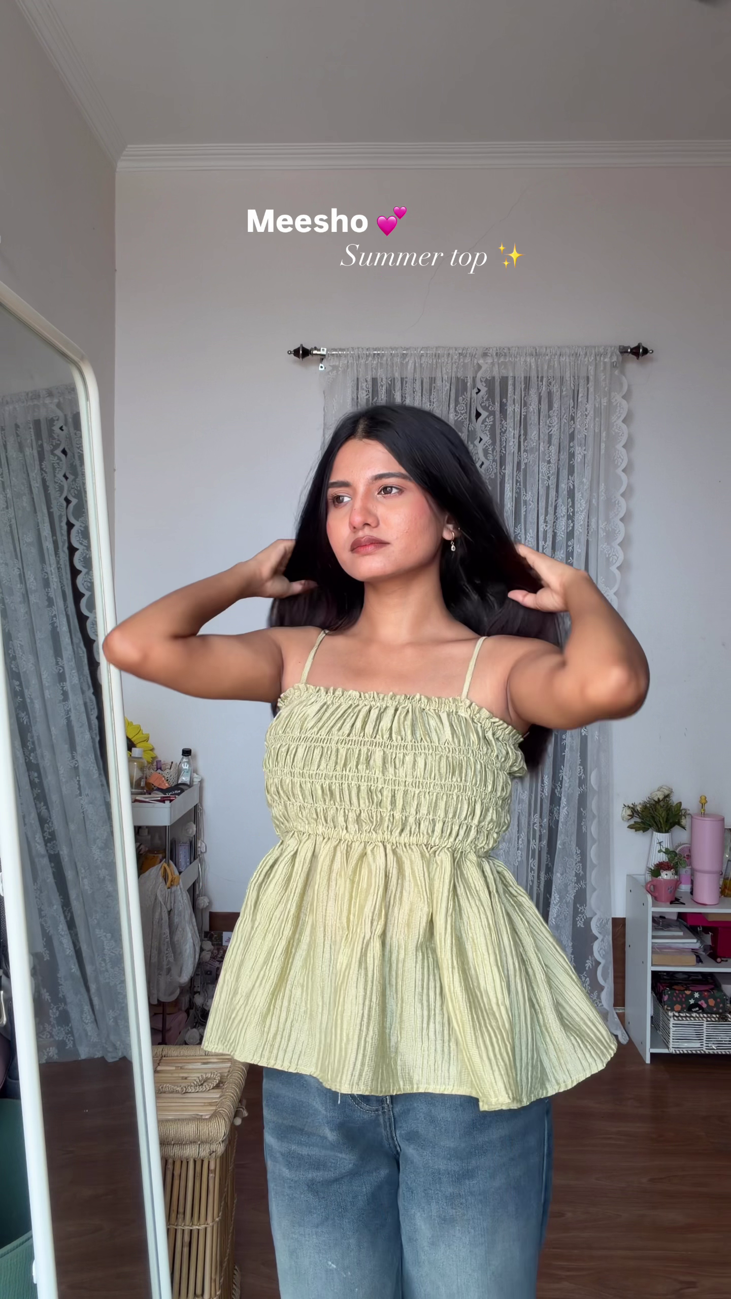 Chic Black Sheer Summer Top