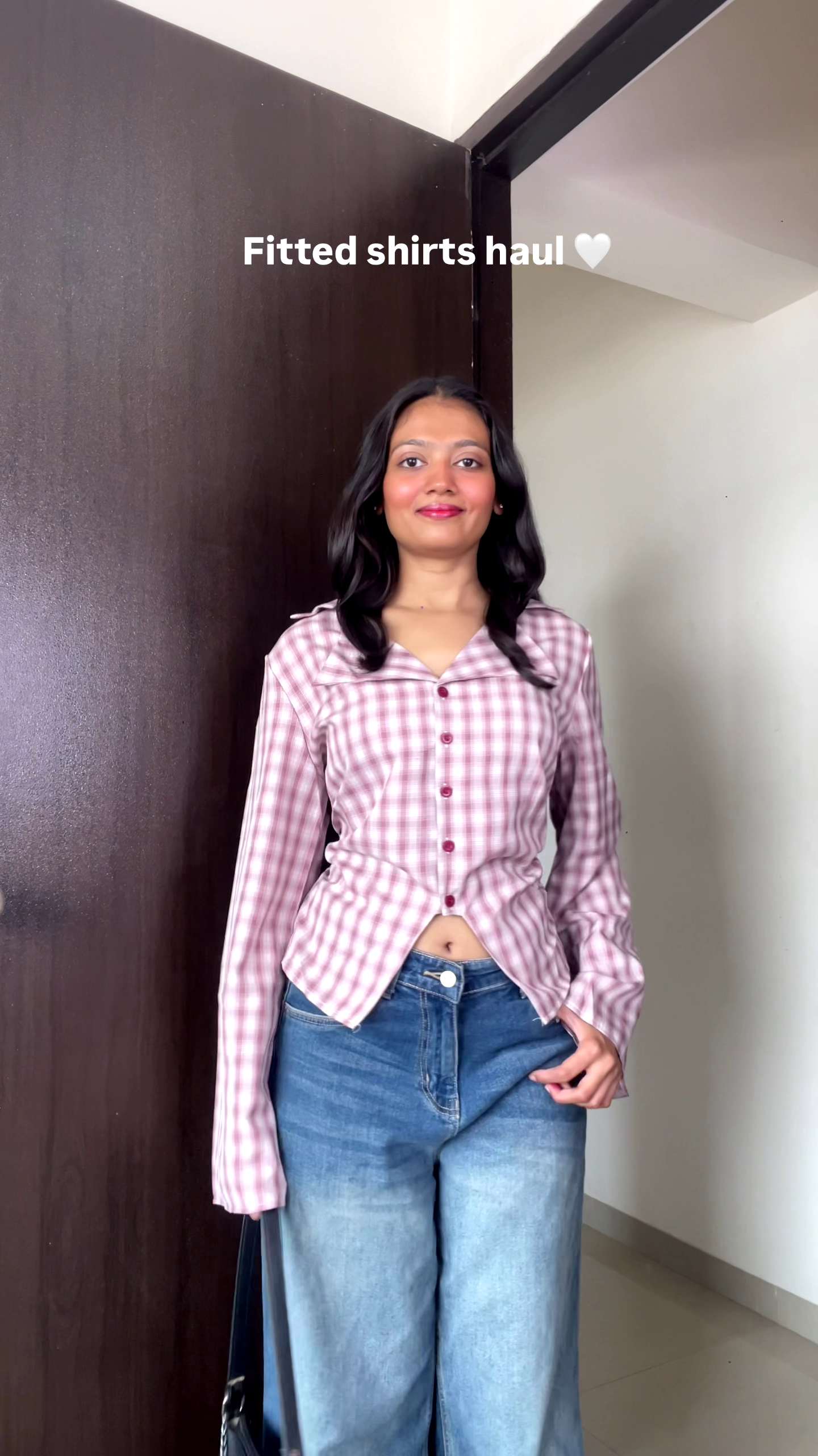 Chic Navy Striped Fitted Shirt