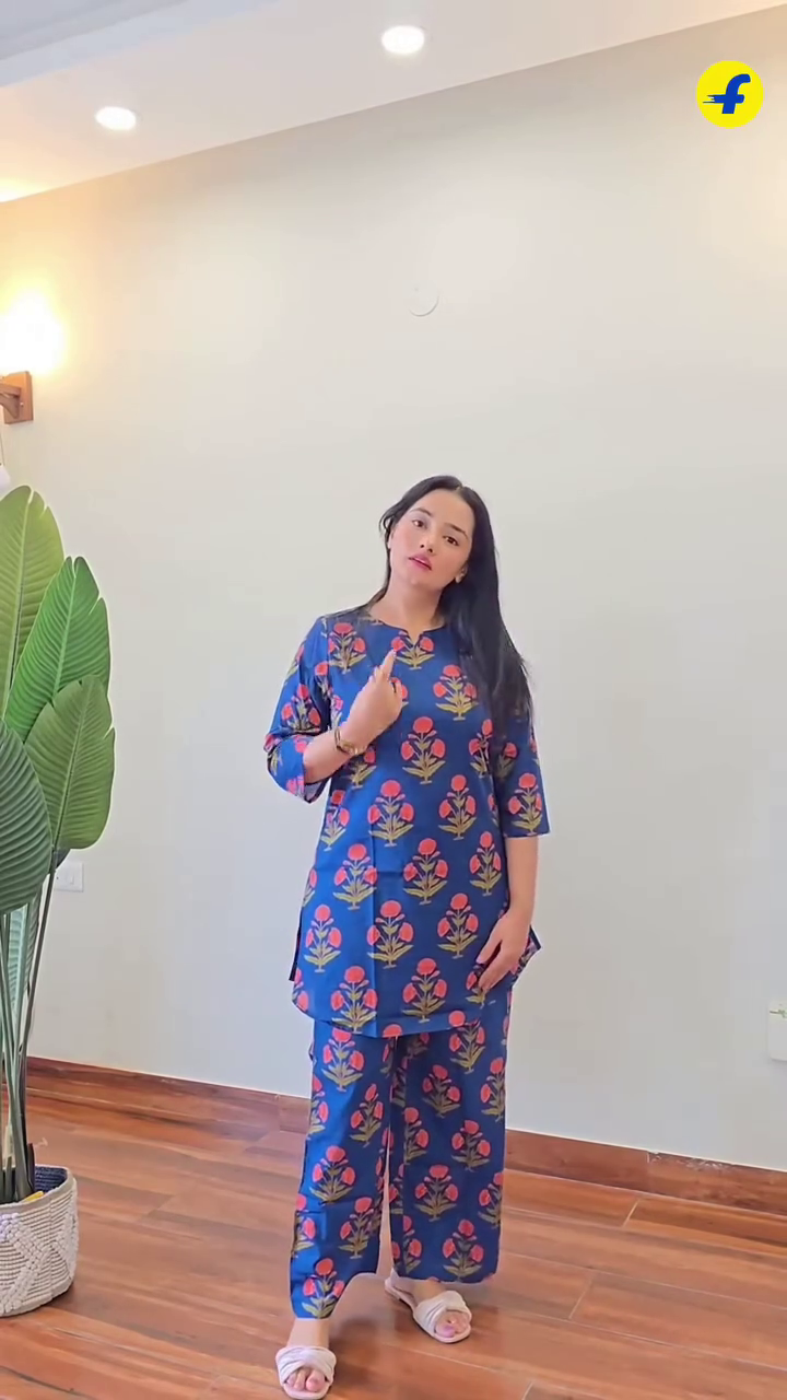 Printed Kurti Pant Set