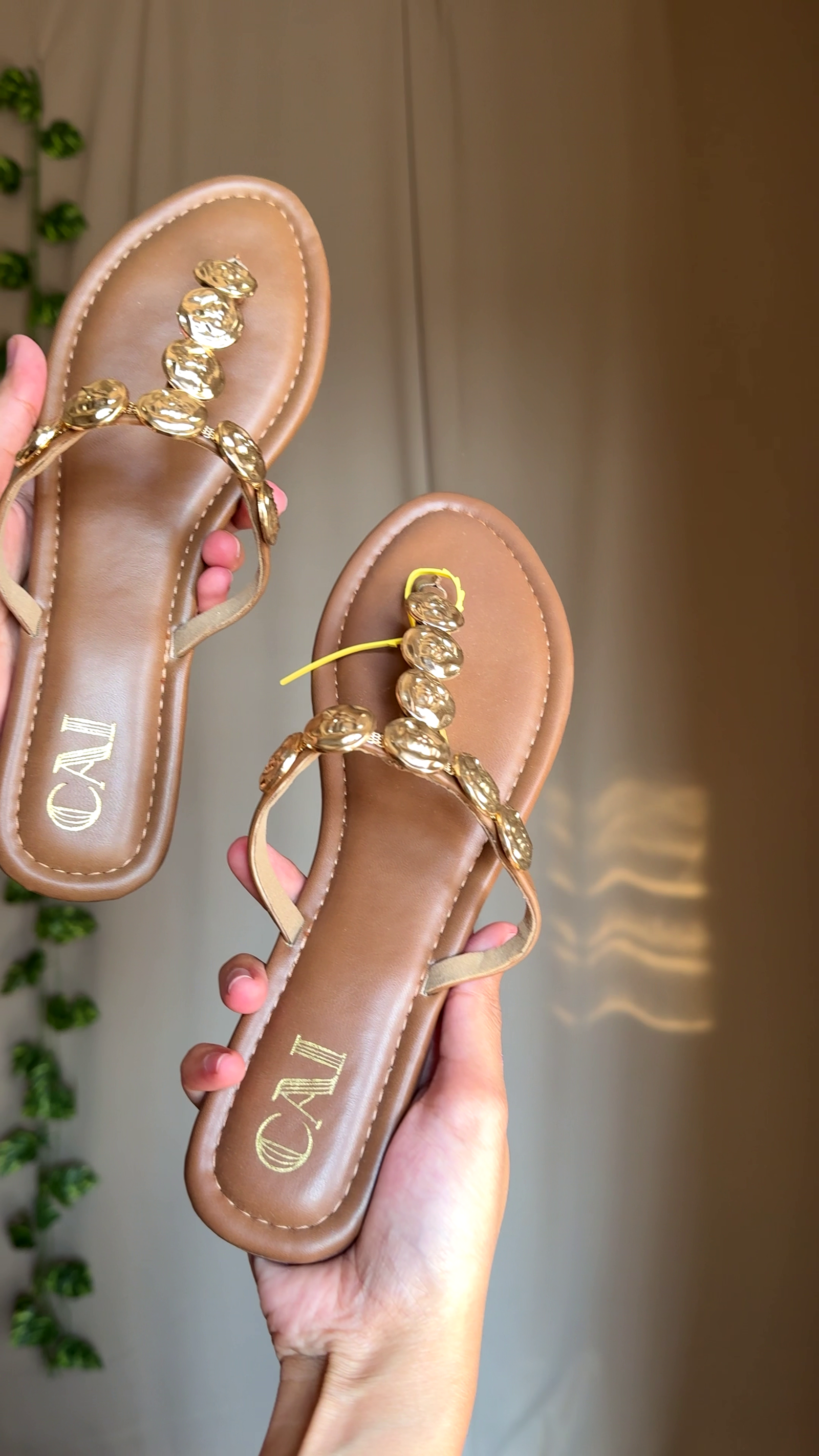 Embellished Flat Sandals