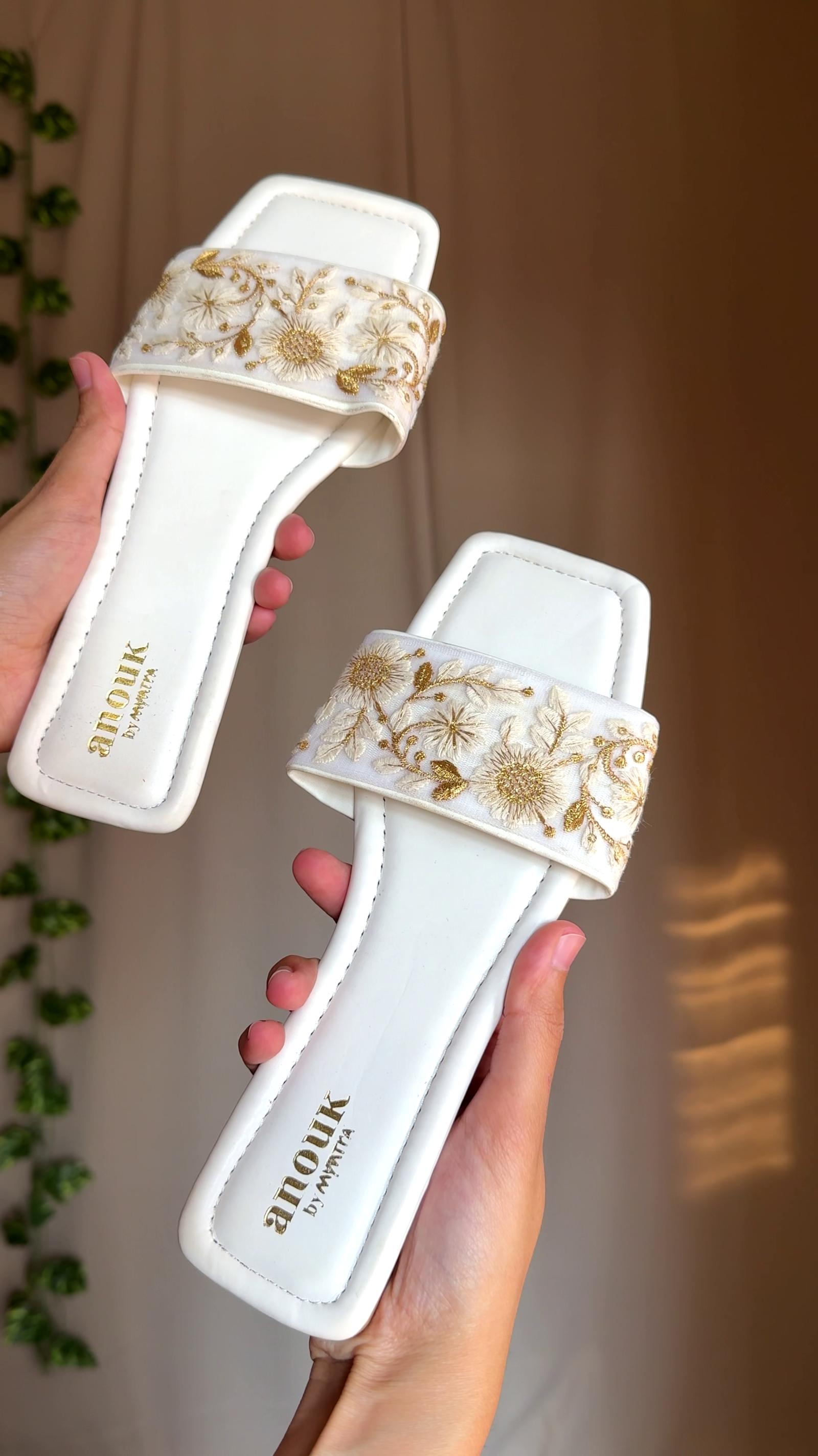 Embellished Flat Sandals