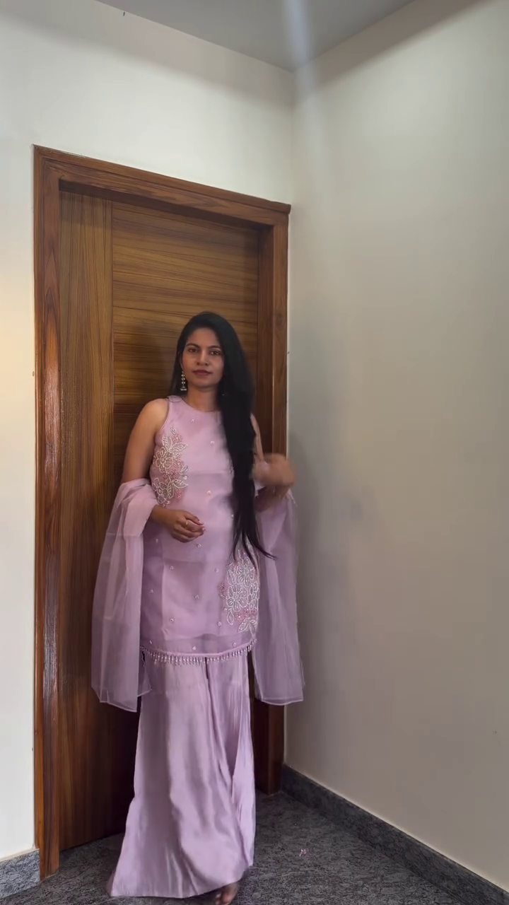 Lavender Dream Ethnic Suit Set