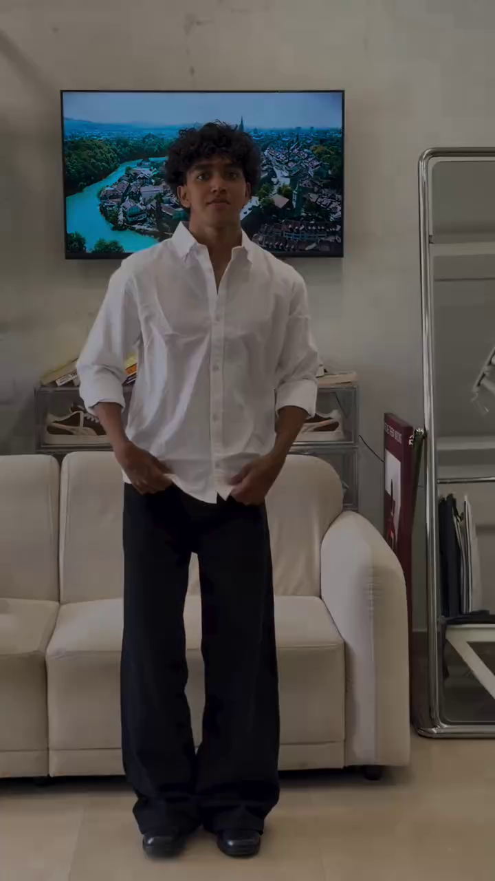 Classic Pastel Yellow Shirt for Men