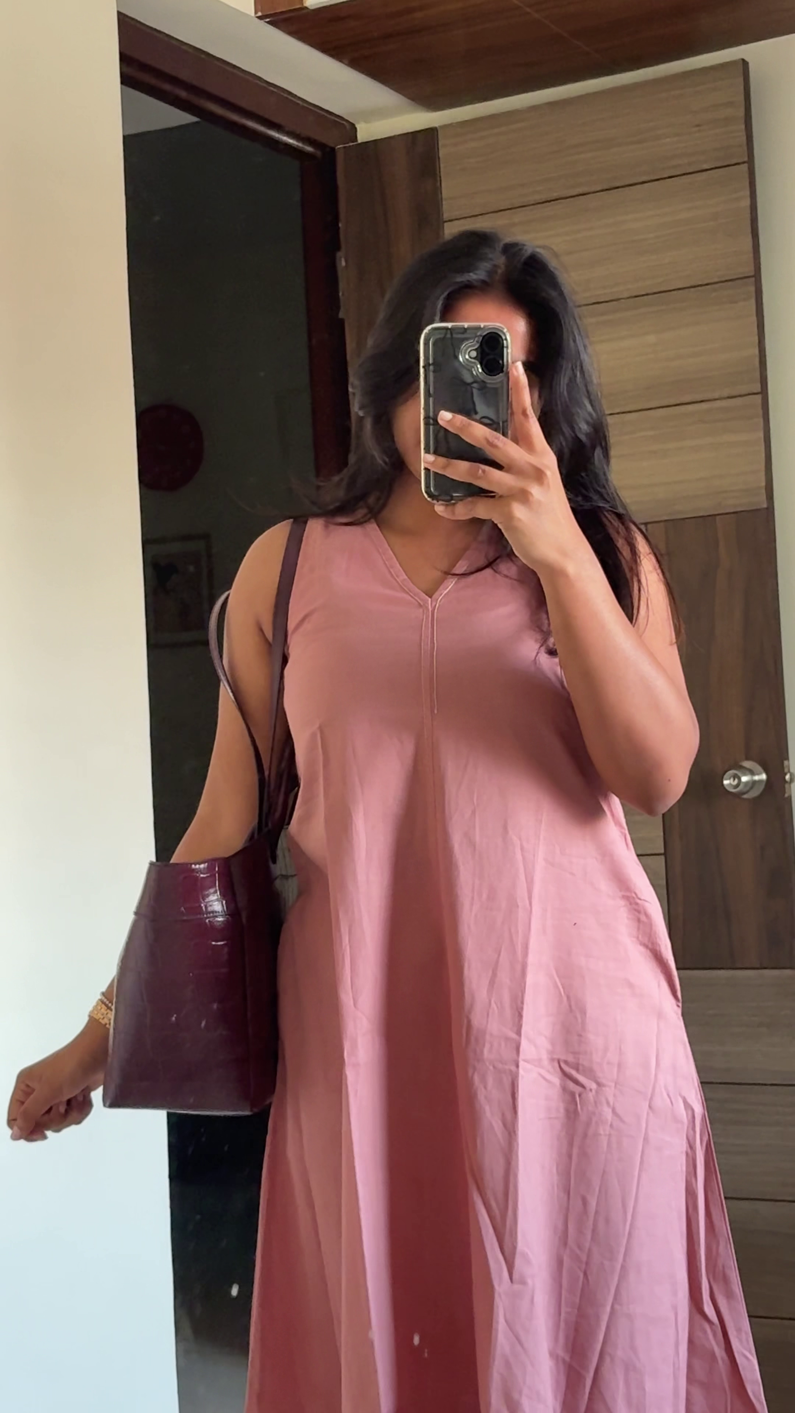 Soft Pink A-Line Kurta Set