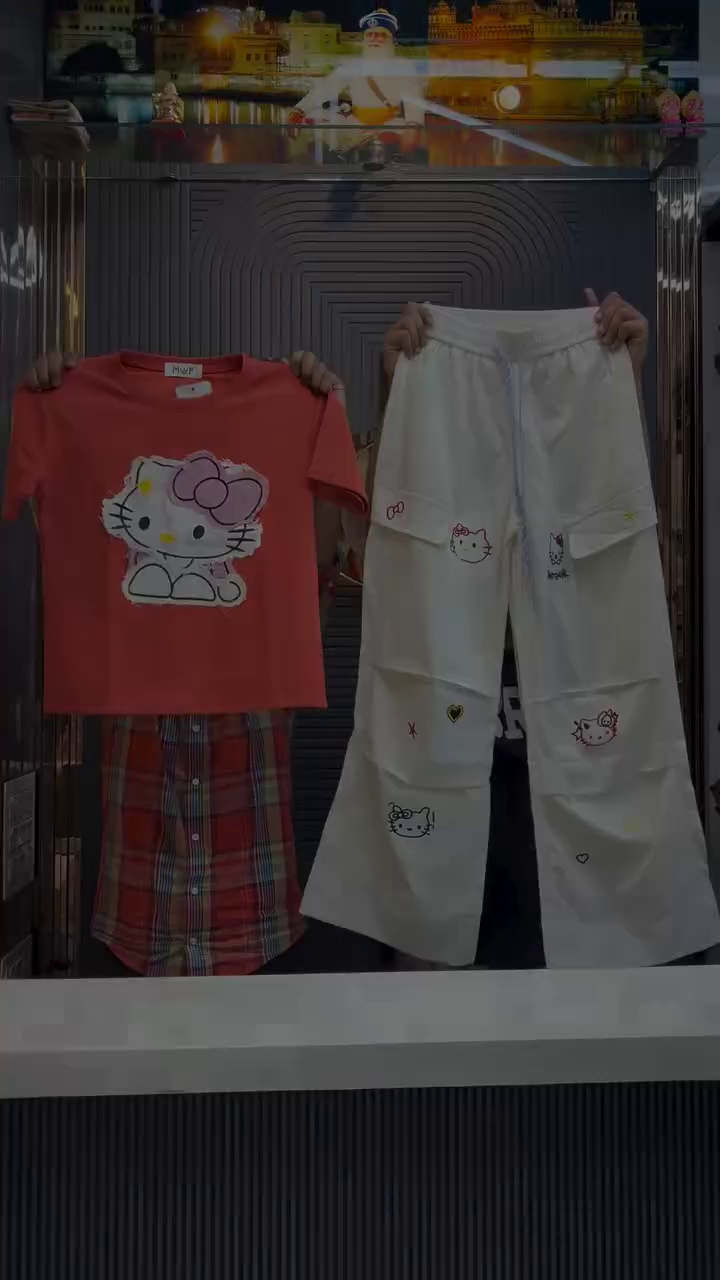 Cute Hello Kitty Co-ord Set