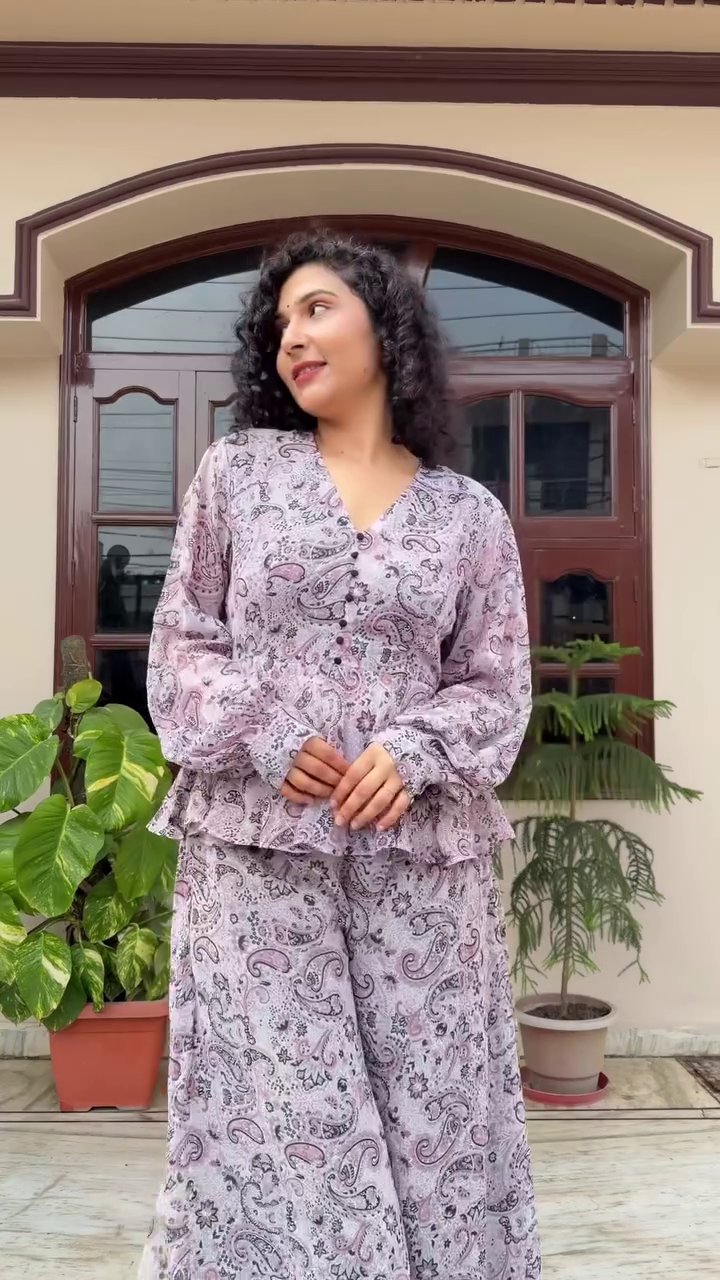 Soft Paisley Co-ord Set