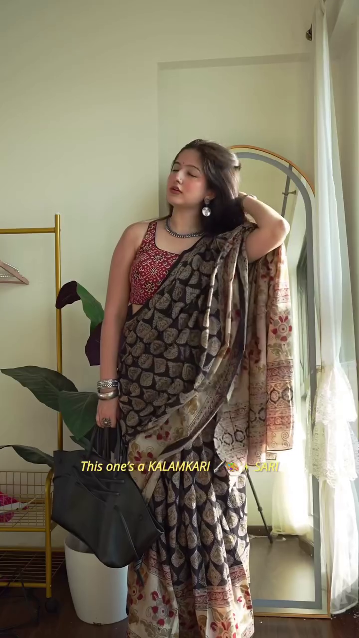 Vintage Handblock Saree