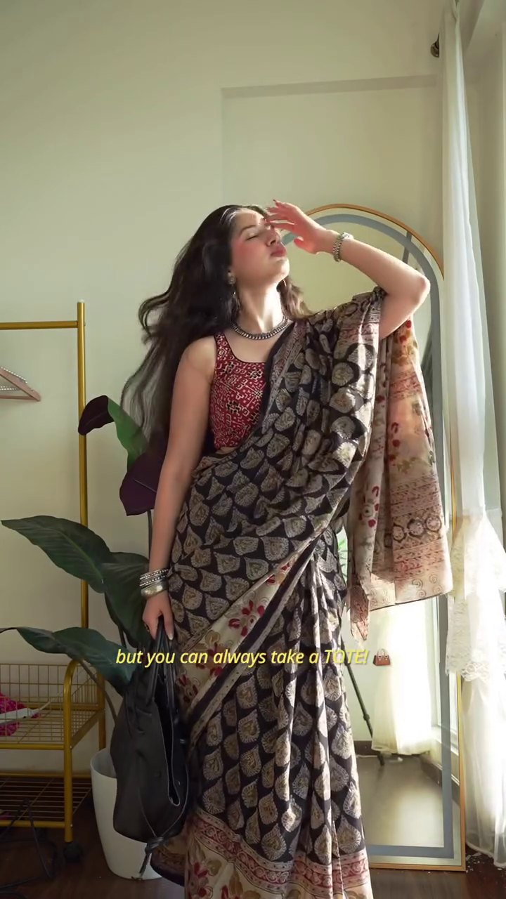 Vintage Handblock Saree