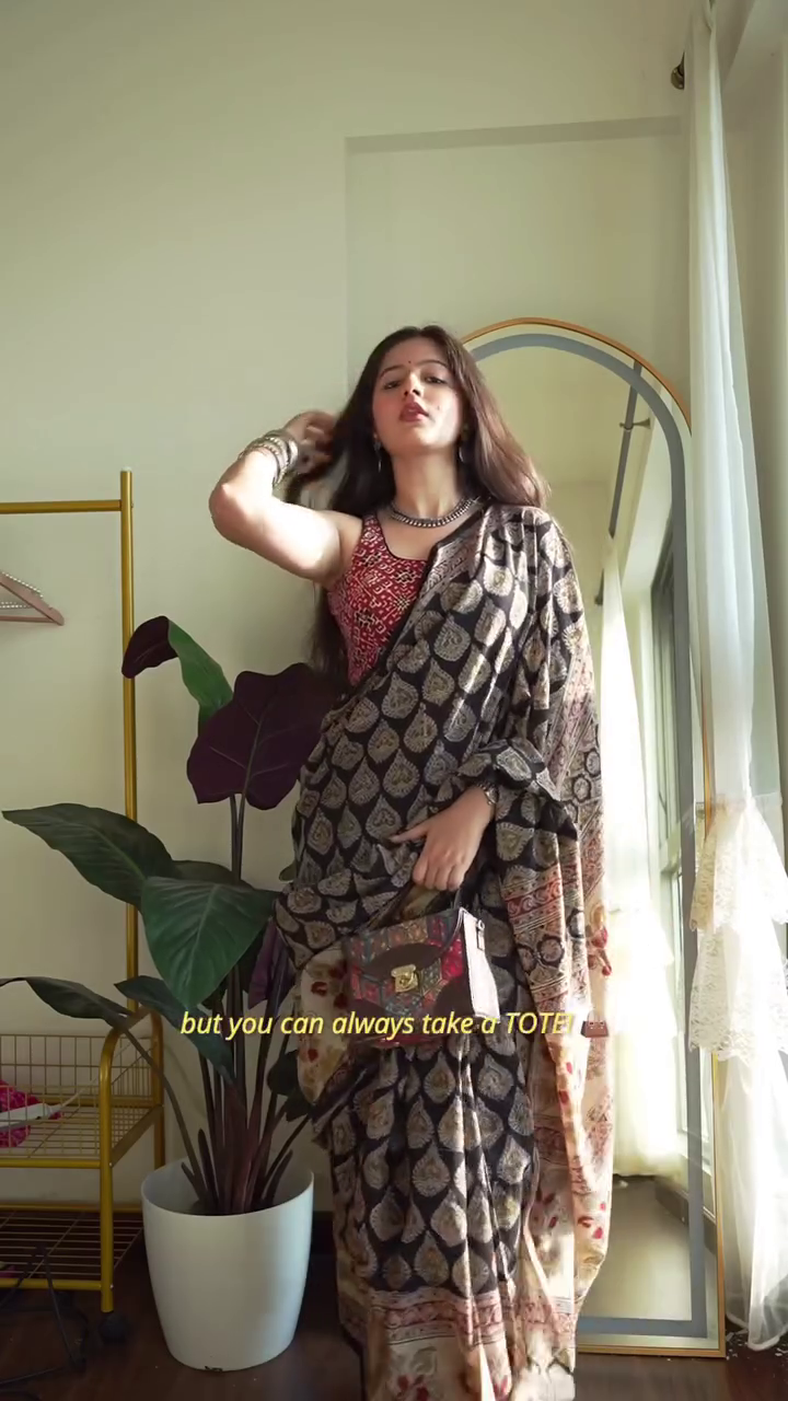 Vintage Handblock Saree