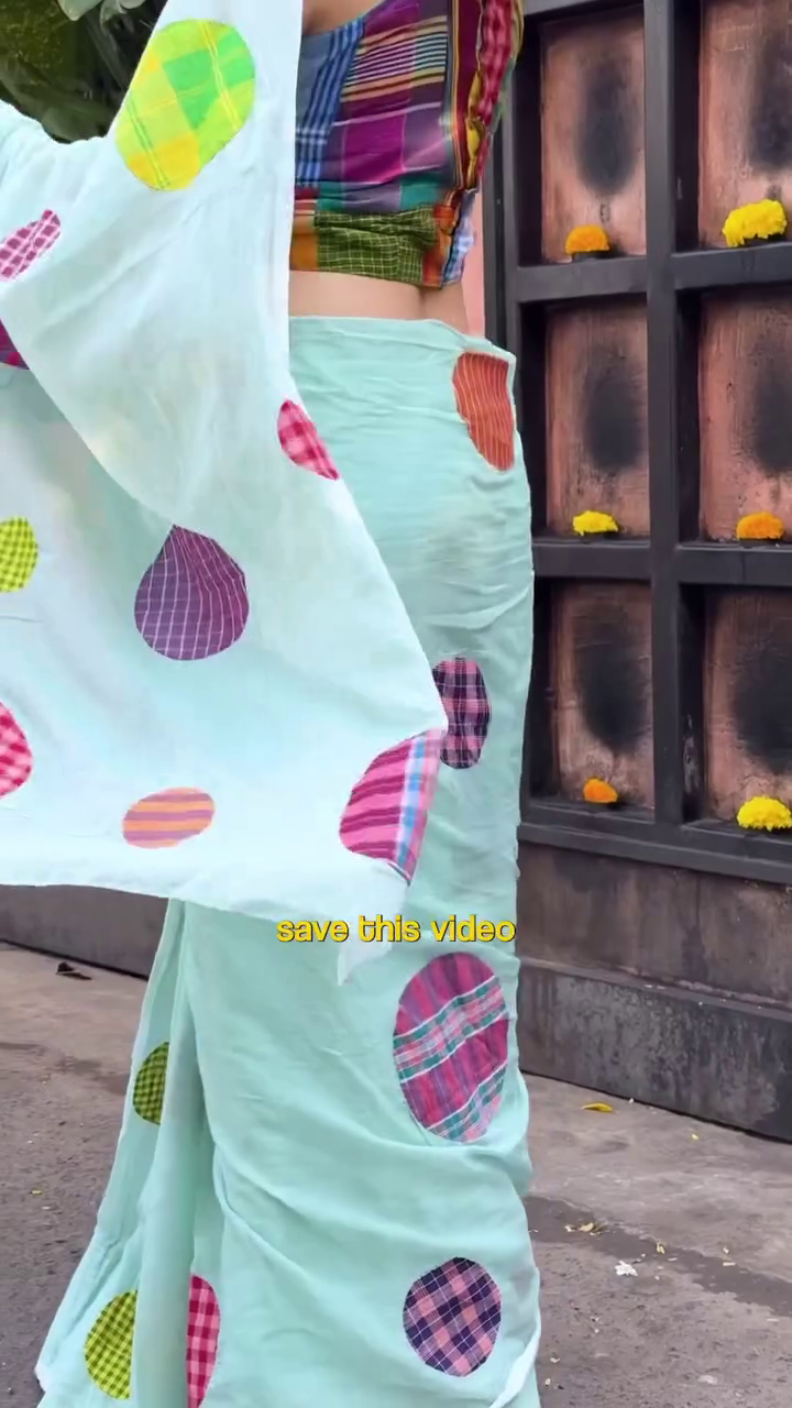 Patchwork Cotton Saree