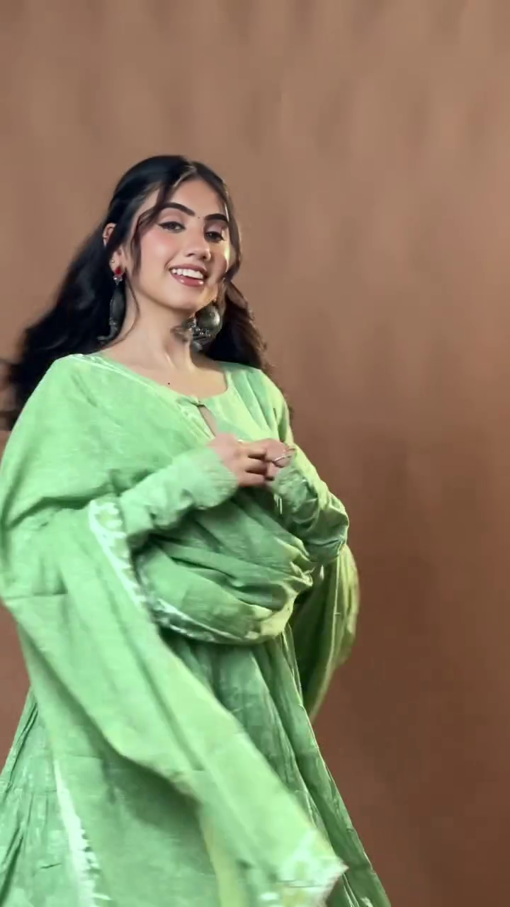 Indigo Floral Anarkali