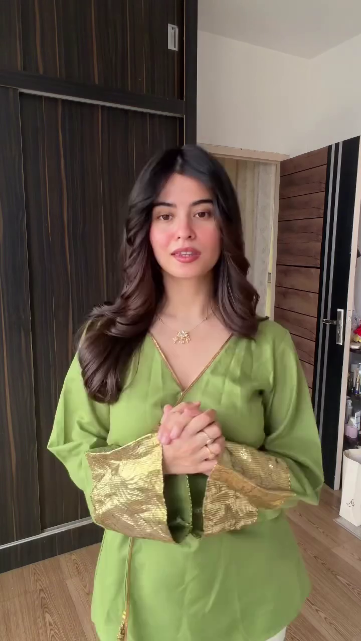 Olive Green Festive Kurta