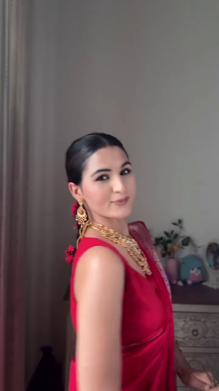 Classic Red Banarasi Saree