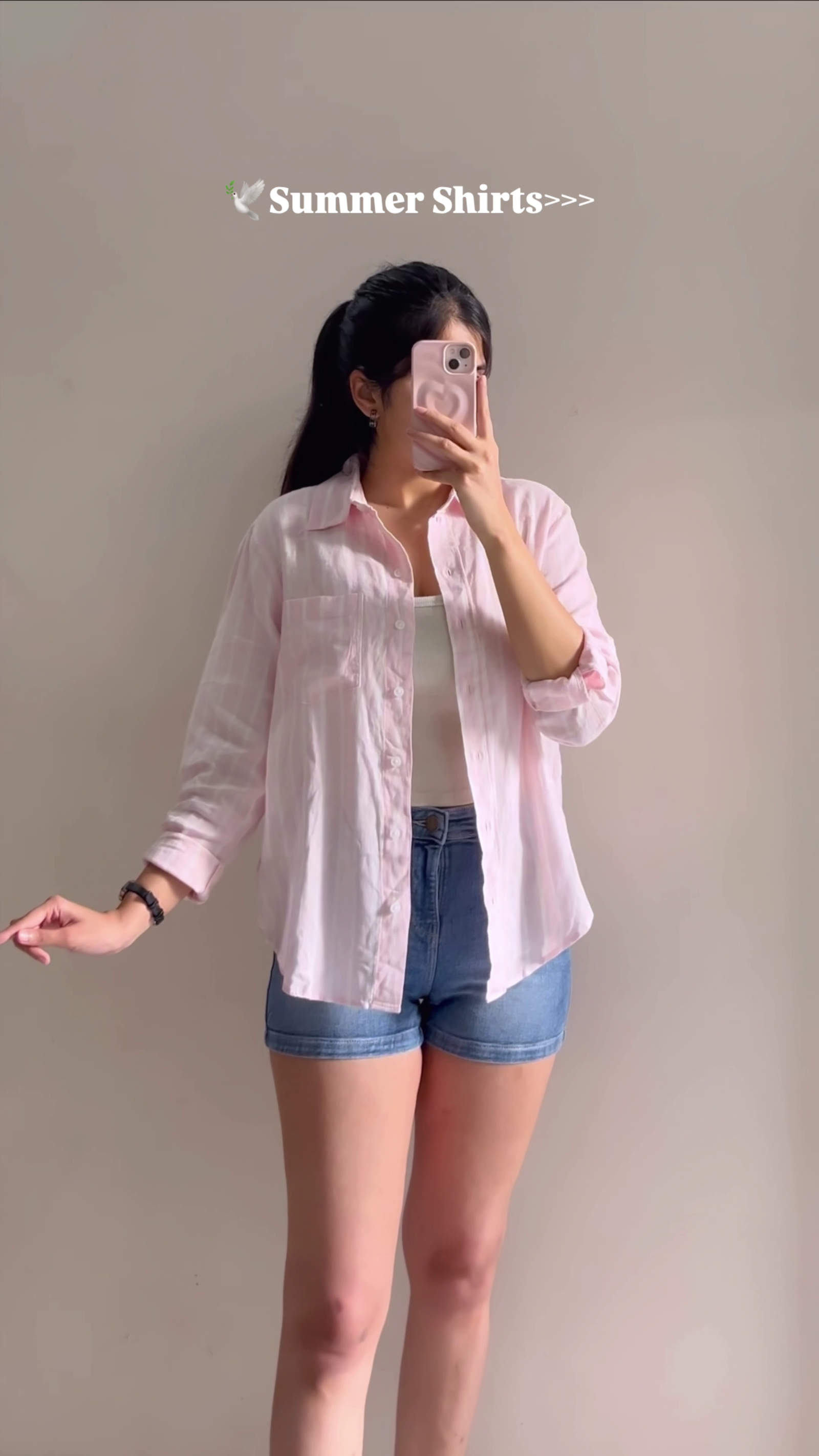 Breezy White Floral Summer Shirt