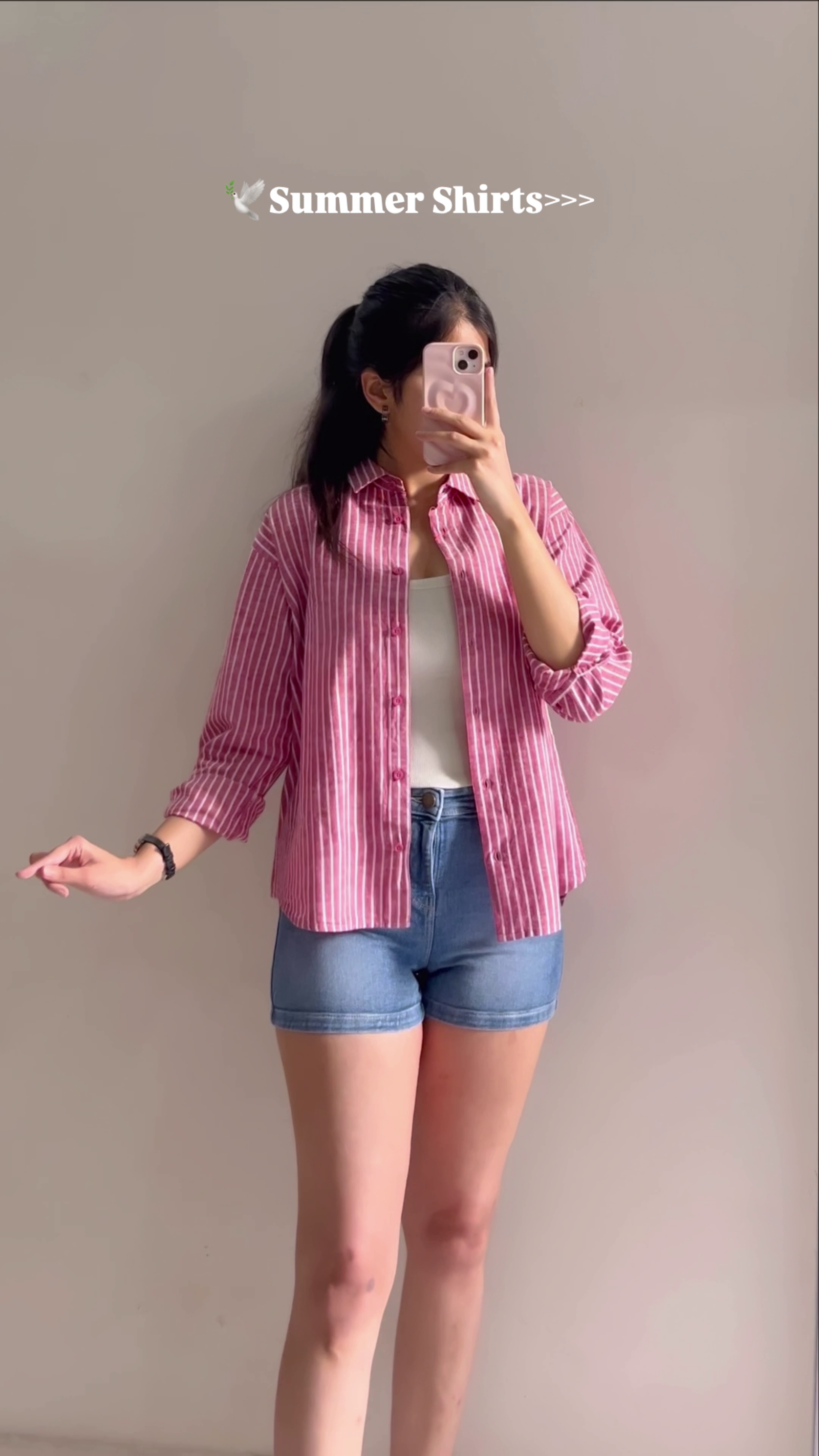 Breezy White Floral Summer Shirt