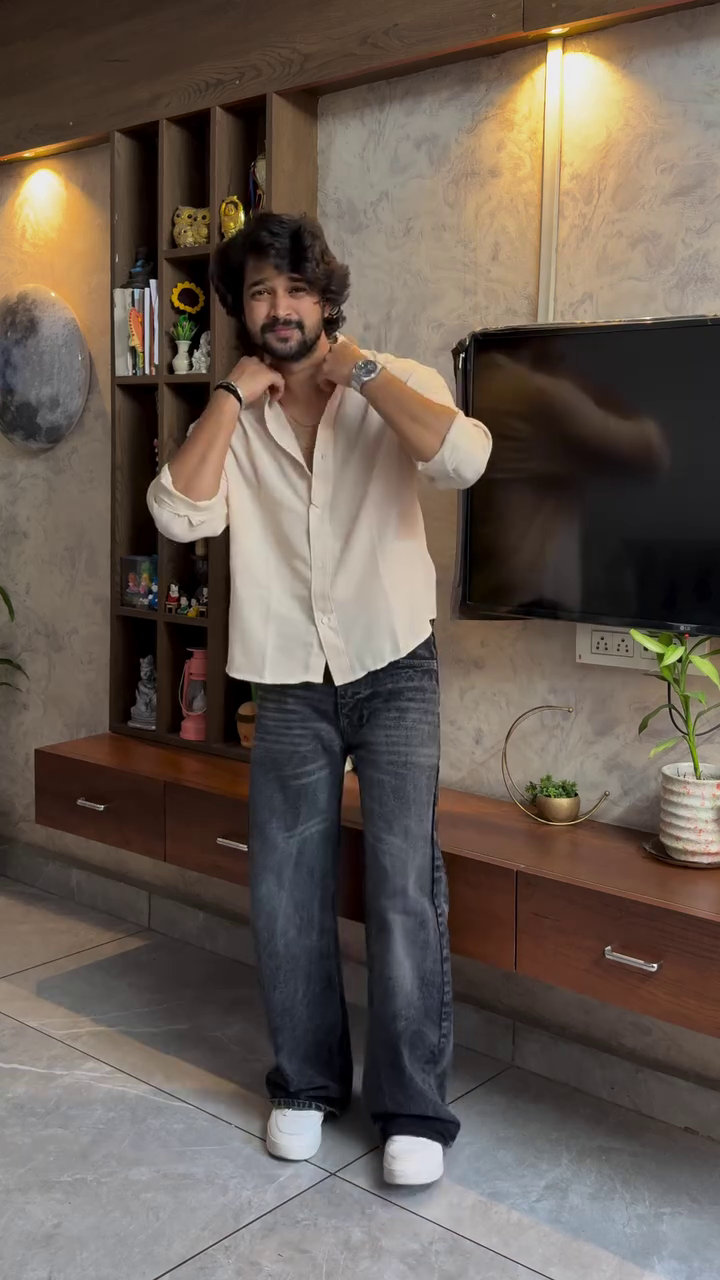 Urban Check Oversized Shirt