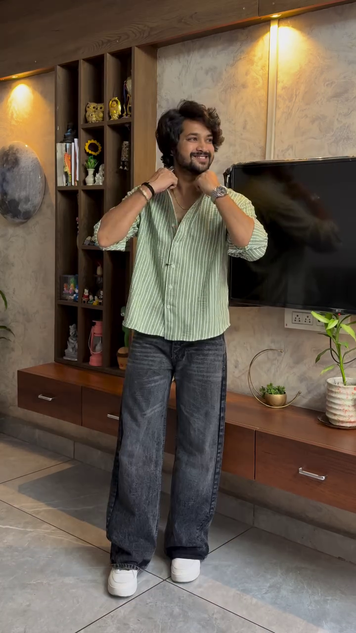 Urban Check Oversized Shirt