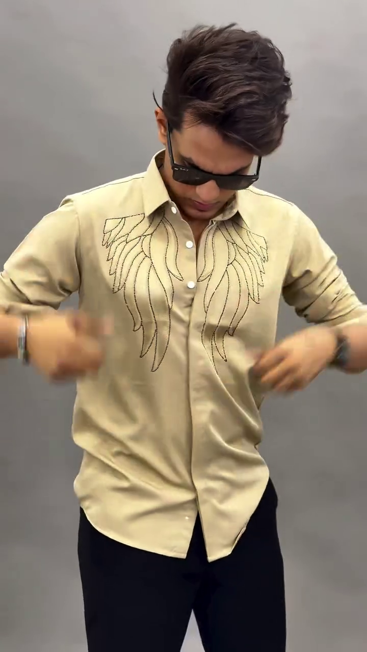 Golden Statement Party Shirt