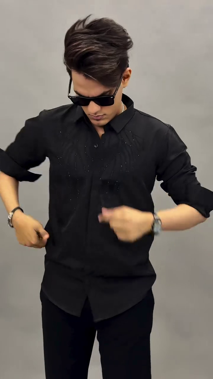 Classic Black Designer Shirt