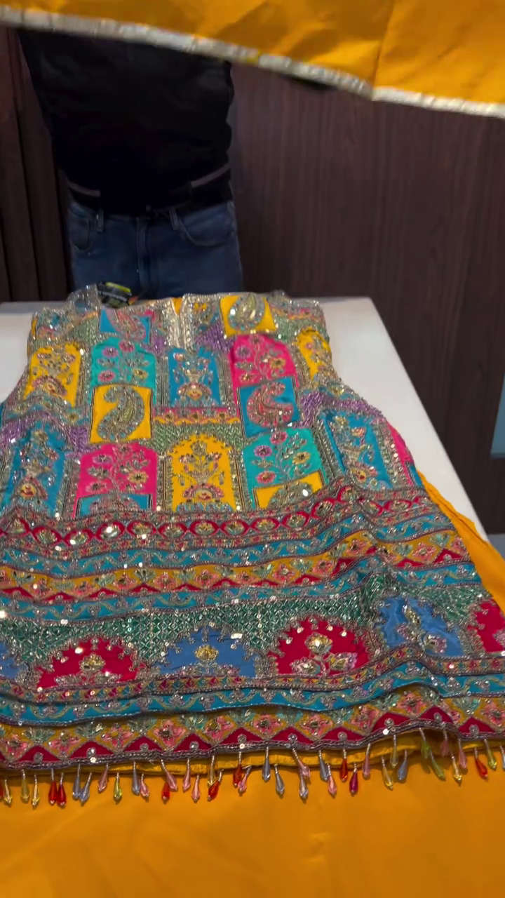 Premium Multicolor Embroidered Kurti