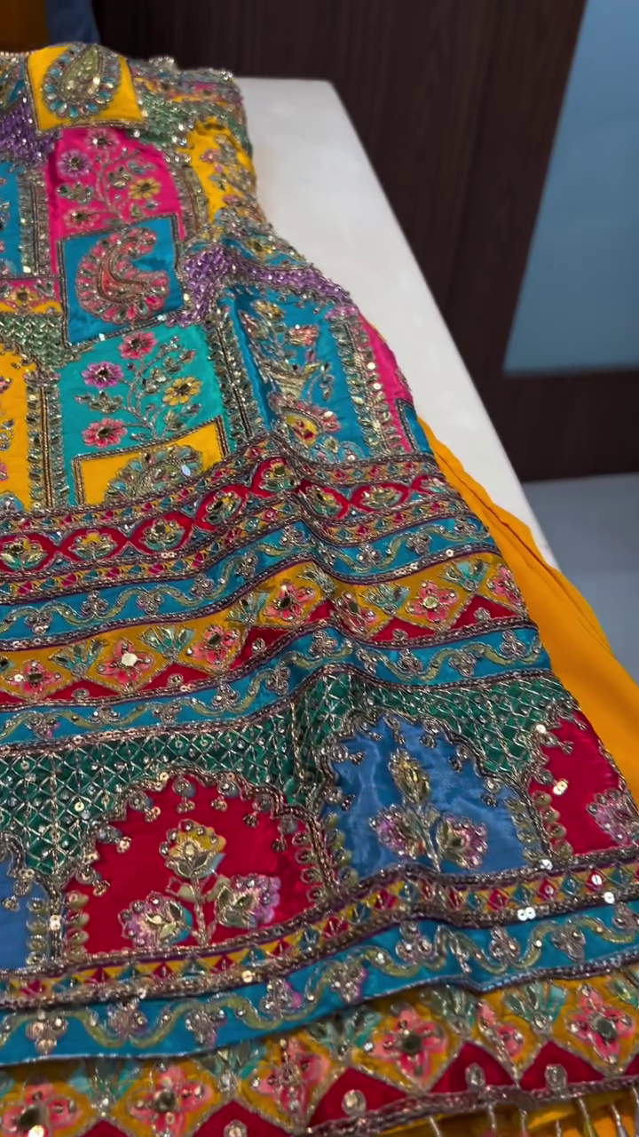 Premium Multicolor Embroidered Kurti