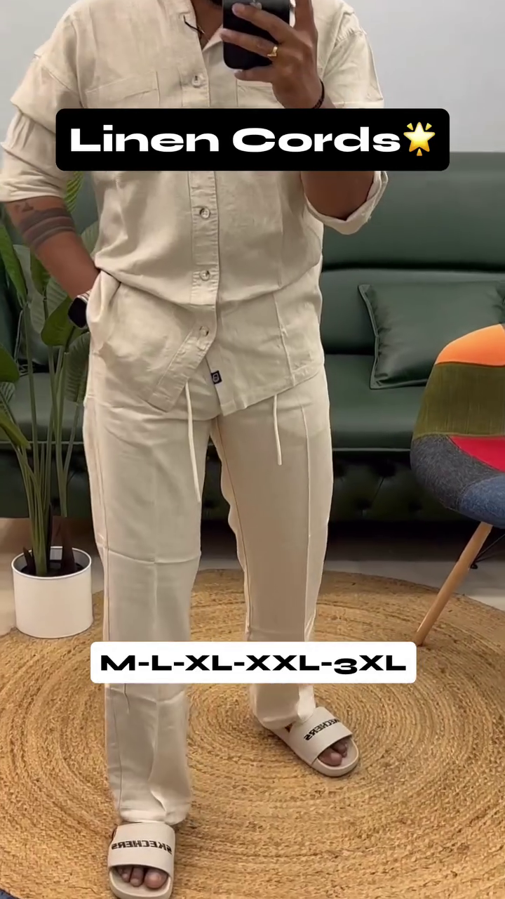 Premium Linen Co-Ord Set