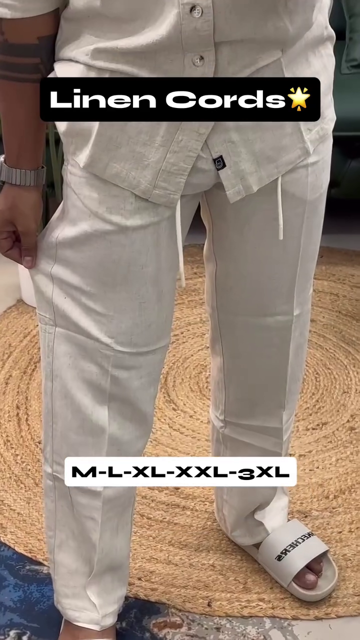 Linen Cord Set (Men)