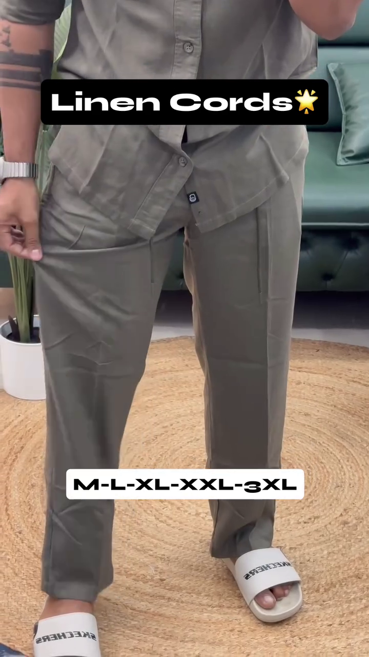 Linen Cord Set (Men)