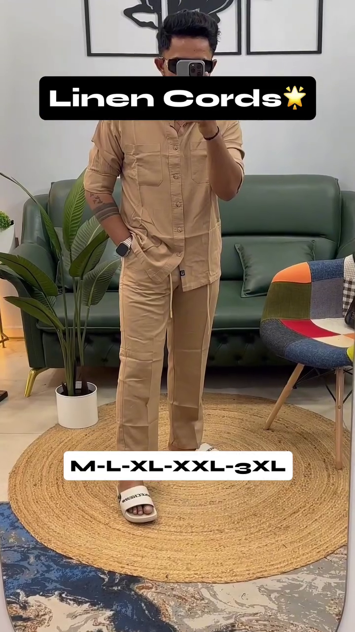Linen Cord Set (Men)