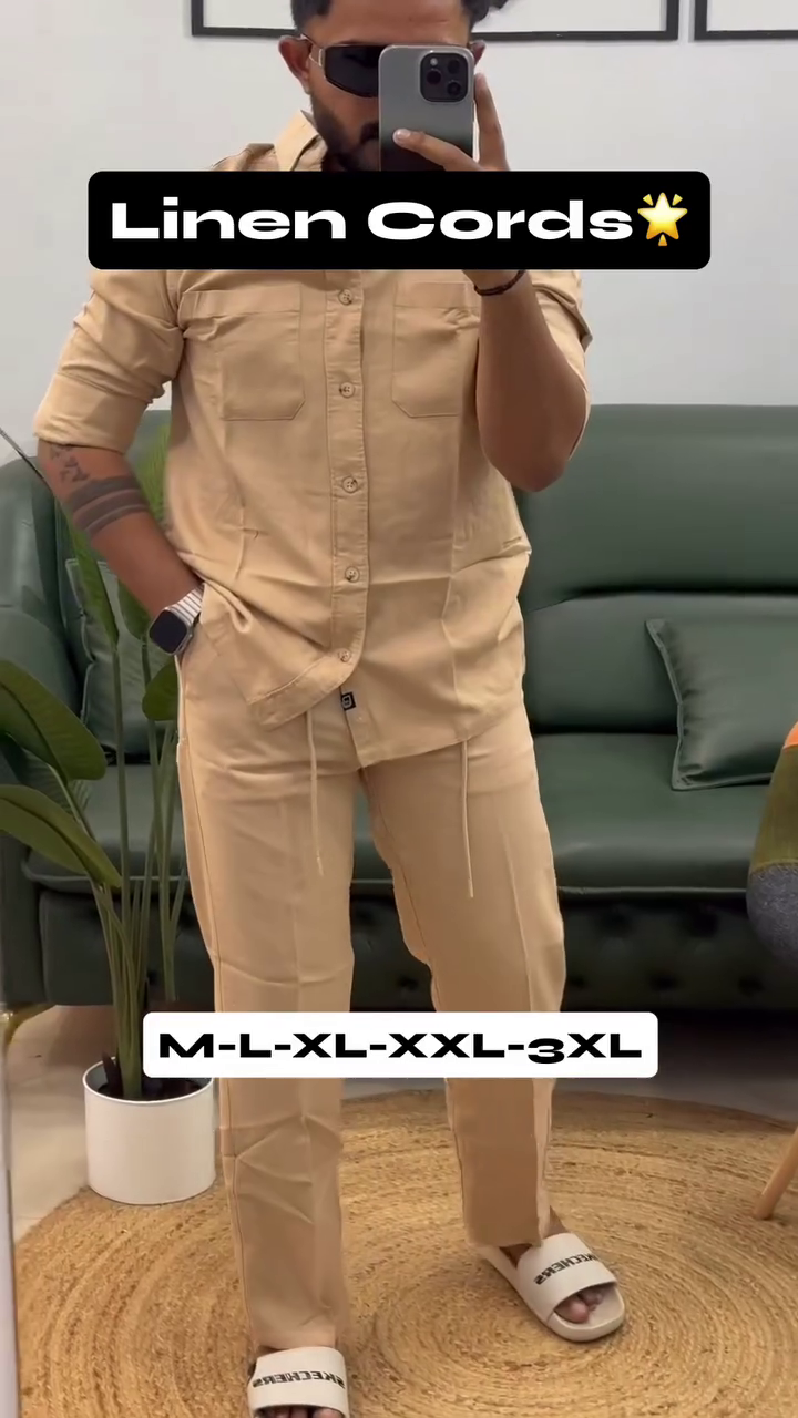 Linen Cord Set (Men)