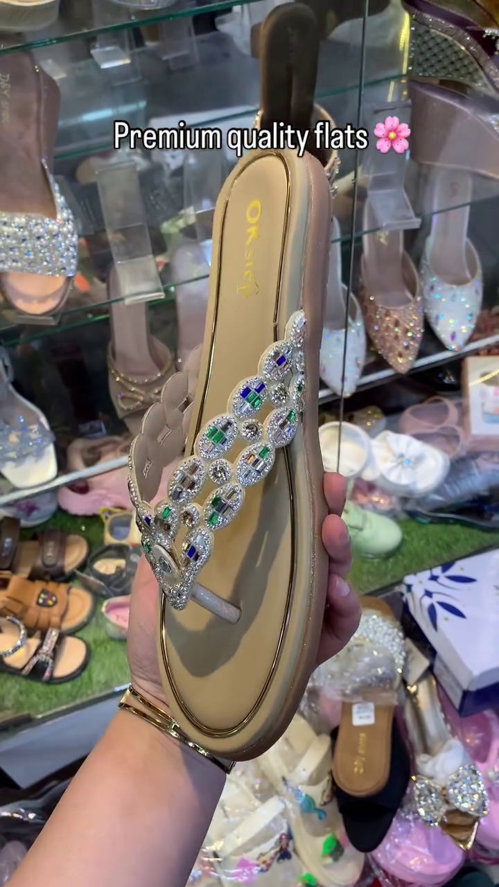 Premium Embellished Flats