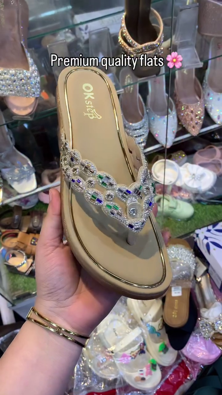 Premium Embellished Flats