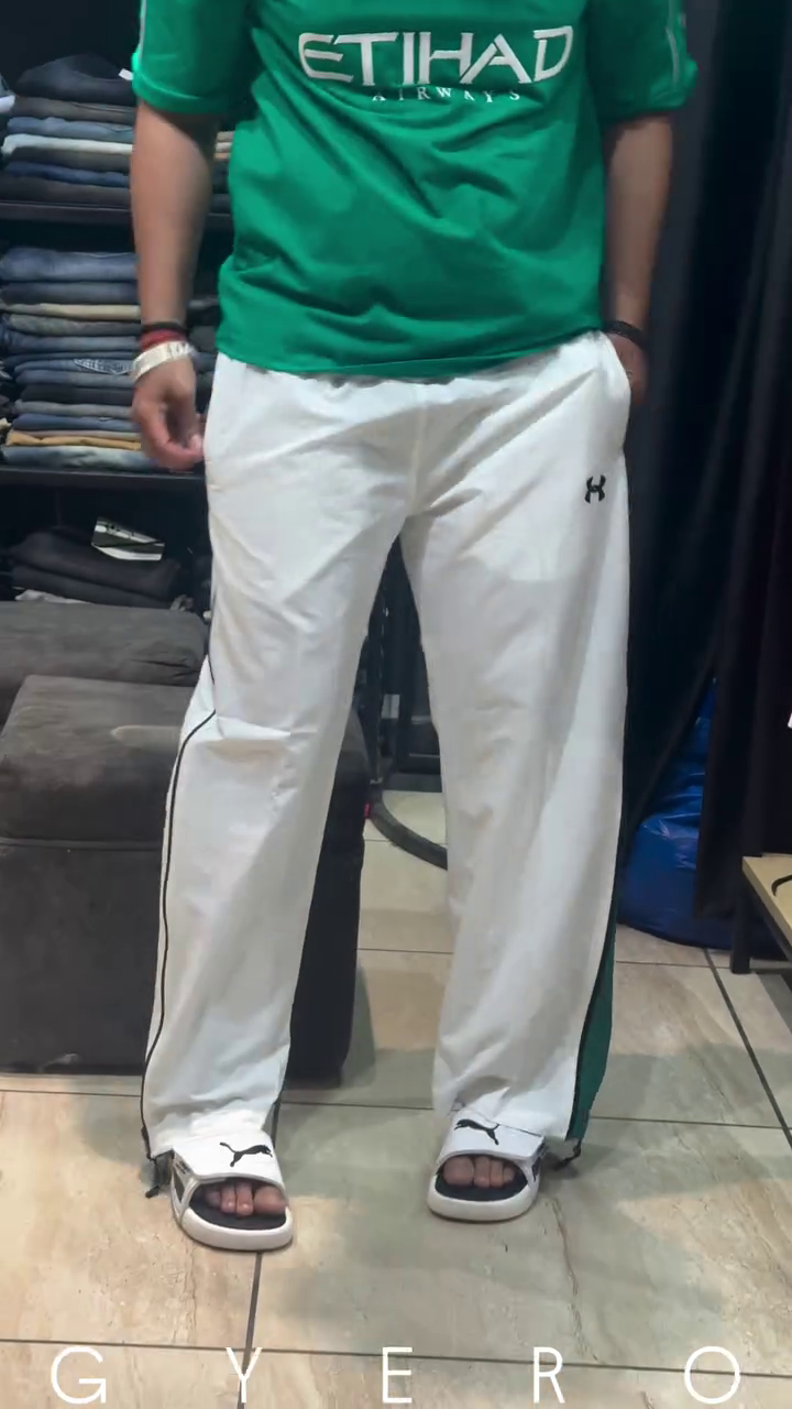 Sporty Side-Stripe Track Pants