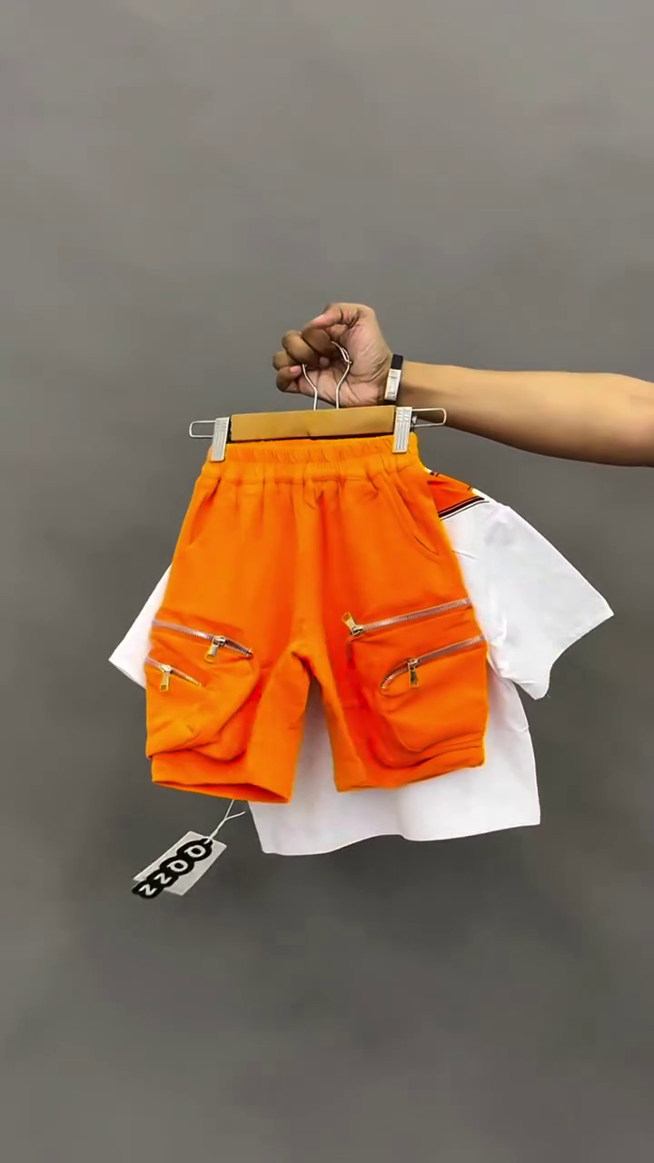 Cargo Skirt with Layered Tee