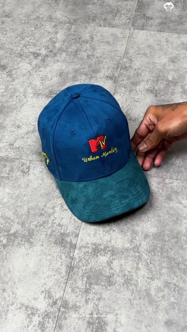 Two-Tone Baseball Cap with Bold Front Embroidery - Image 3