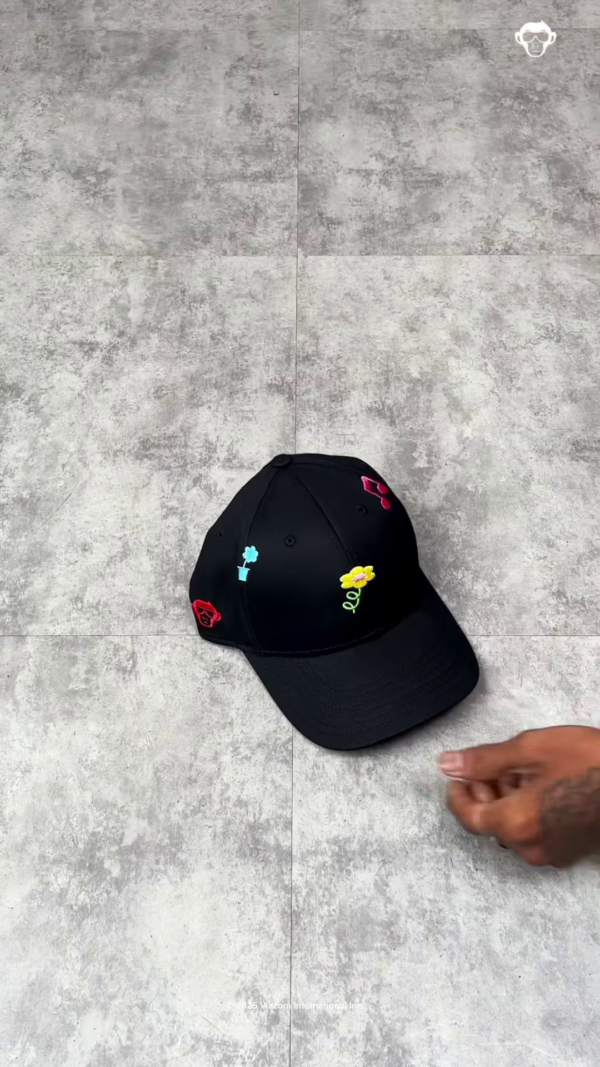 Two-Tone Baseball Cap with Bold Front Embroidery - Image 4