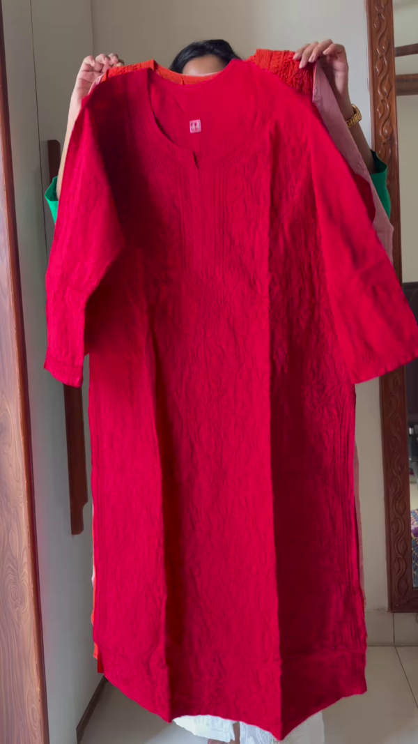 Timeless Elegance: Embroidered Kurti Love ❤️🌸 - Image 2