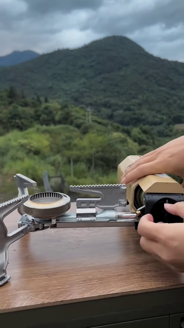 🔥 Foldable Dual-Burner Camping Stove – Power in Your Backpack! - Image 2