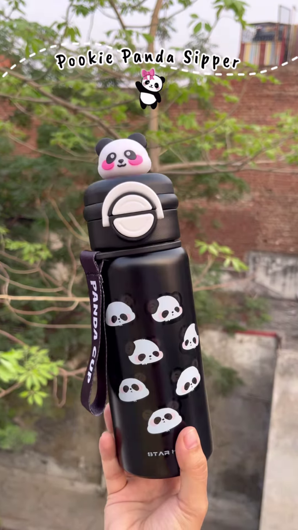 🐼💧 Pookie Panda Sipper Bottle – Stay Cute, Stay Hydrated! 🎀