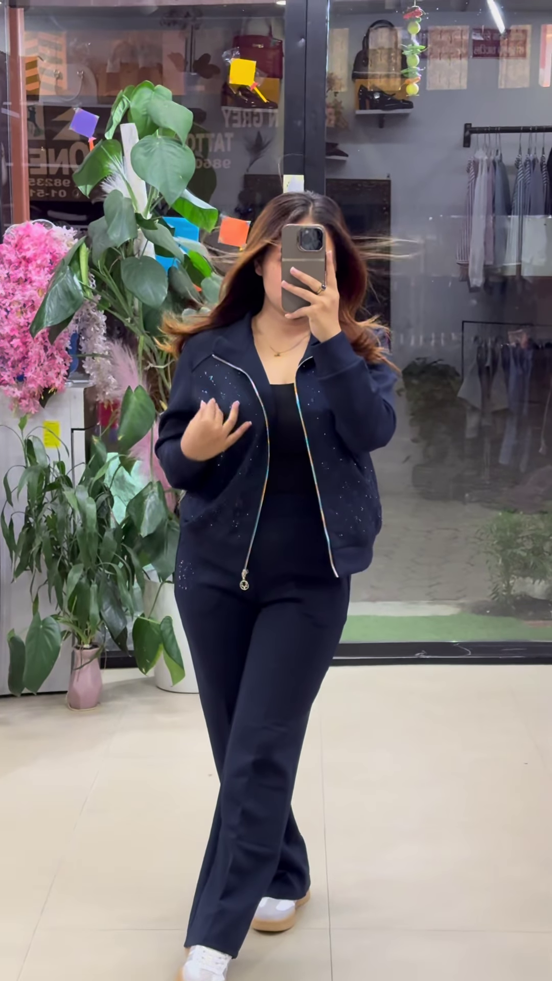 π Midnight Glow Co-Ord Set β Purple, Black & Blue Elegance β¨ππ€π - Image 2