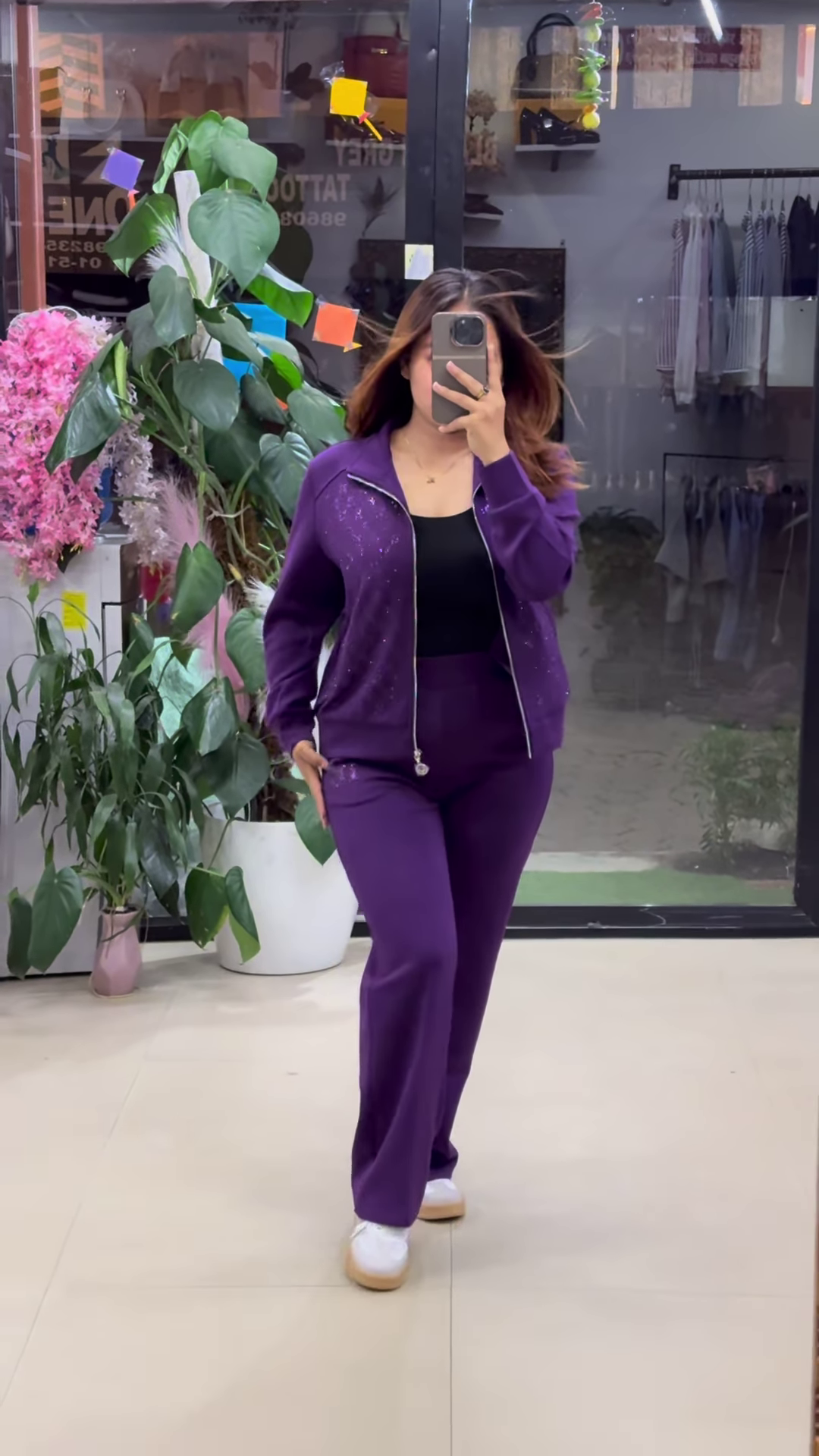 π Midnight Glow Co-Ord Set β Purple, Black & Blue Elegance β¨ππ€π