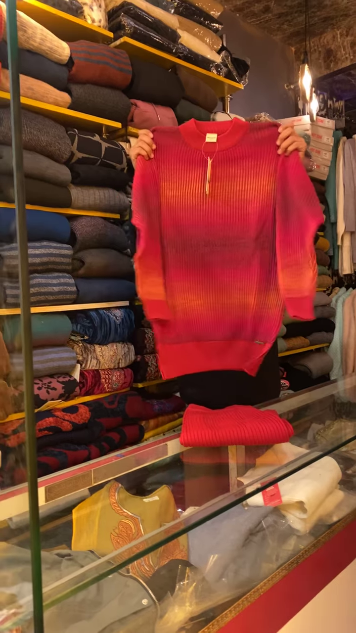 Ombre Rib-Knit Sweater β Vibrant Gradient, Cozy Feel, Everyday Pop β¨π - Image 2