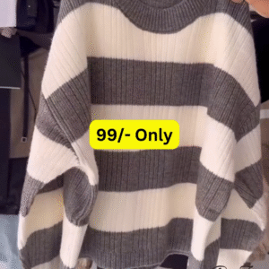 Multi-Color Striped Sweaters π§Άπ§₯ β Soft Knitwear in Brown, Gray, Black, Pink & Yellow Variants