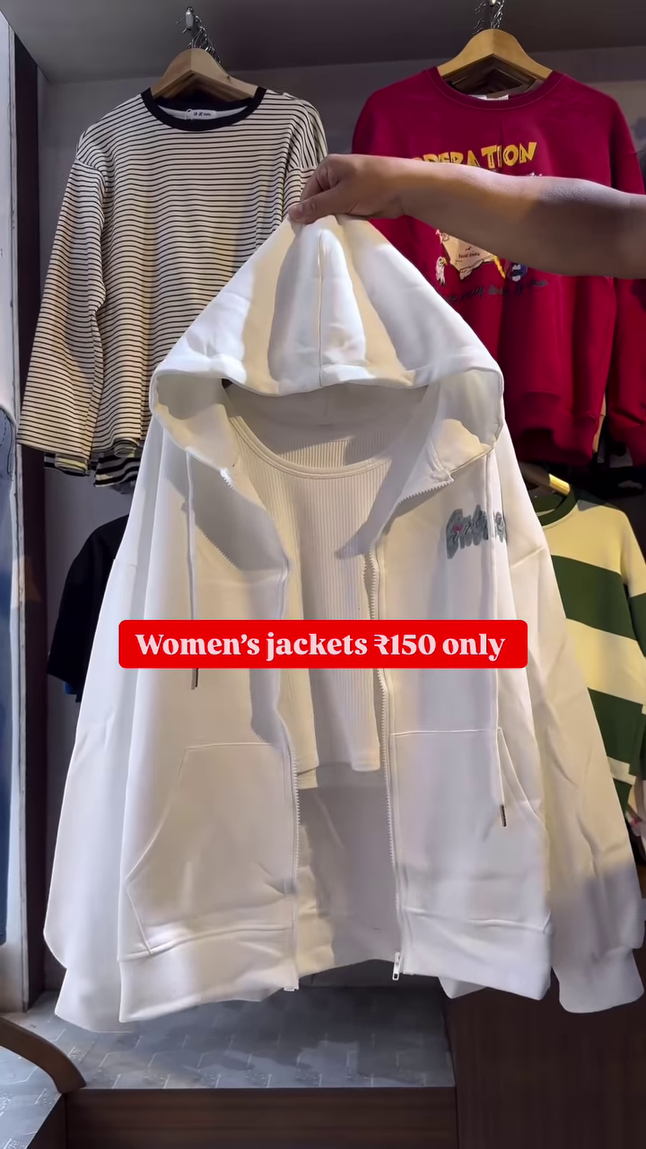 Women's Zip-Up Hoodies 🧥👚 – Layered Casualwear in Grey, Black & Brown Variants